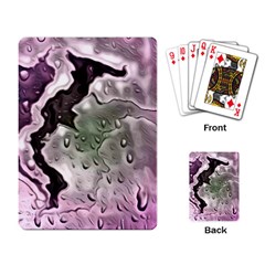 Wet Metal Pink Playing Card by ImpressiveMoments