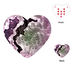 Wet Metal Pink Playing Cards (heart)  by ImpressiveMoments