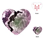 Wet Metal Pink Playing Cards (Heart)  Front