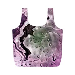 Wet Metal Pink Full Print Recycle Bags (m)  by ImpressiveMoments