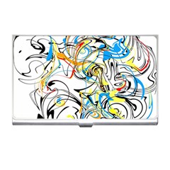 Abstract Fun Design Business Card Holders by digitaldivadesigns