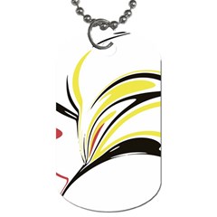 Abstract Flower Design Dog Tag (two Sides) by digitaldivadesigns