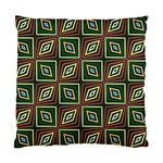 Rhombus flowers pattern Standard Cushion Case (Two Sides) Back