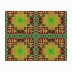 Tribal Shapes Pattern Small Glasses Cloth (2 Sides) by LalyLauraFLM