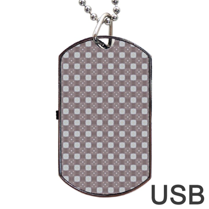 Cute Pretty Elegant Pattern Dog Tag USB Flash (Two Sides) 