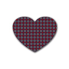 Cute Pretty Elegant Pattern Heart Coaster (4 Pack)  by GardenOfOphir