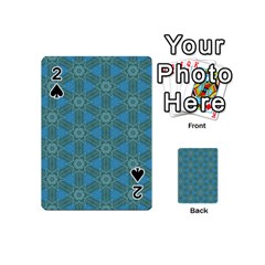 Cute Pretty Elegant Pattern Playing Cards 54 (mini)  by GardenOfOphir