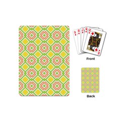 Cute Pretty Elegant Pattern Playing Cards (Mini) 