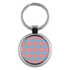 Cute Pretty Elegant Pattern Key Chains (round)  by GardenOfOphir