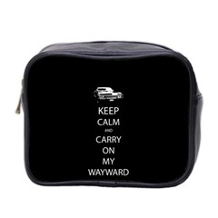 Keep Calm And Carry On My Wayward Son Mini Toiletries Bag 2-side