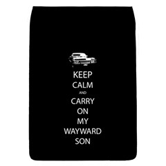 Keep Calm And Carry On My Wayward Son Flap Covers (l)  by TheFandomWard