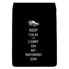 Keep Calm And Carry On My Wayward Son Flap Covers (s)  by TheFandomWard