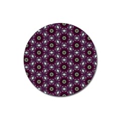 Cute Pretty Elegant Pattern Magnet 3  (round)