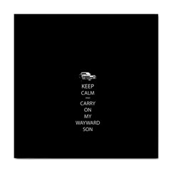 Keep Calm And Carry On My Wayward Son Tile Coasters by TheFandomWard