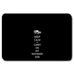 Keep Calm And Carry On My Wayward Son Large Doormat 