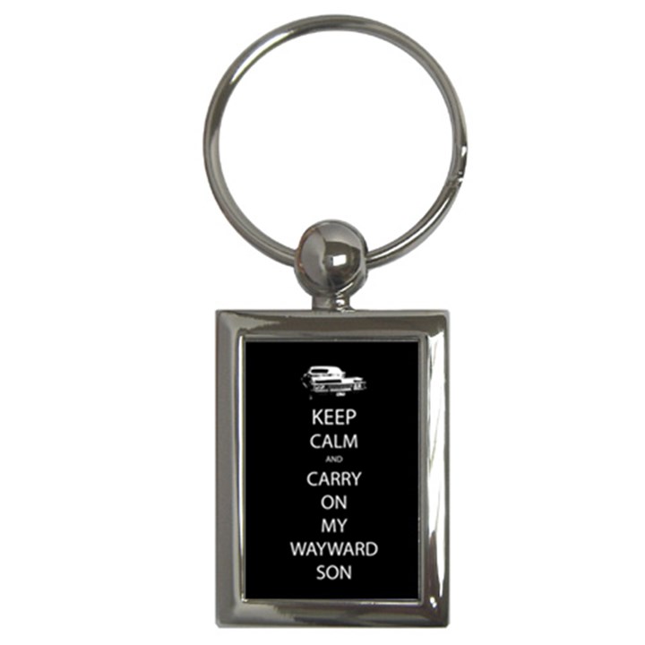 Carry On Centered Key Chains (Rectangle) 