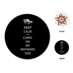 Carry On Centered Playing Cards (Round) 