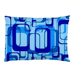 Retro Pattern 1971 Blue Pillow Cases (Two Sides)