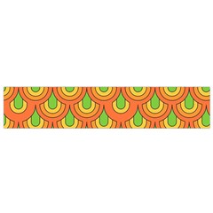 70s Green Orange Pattern Flano Scarf (small)  by ImpressiveMoments