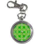 Retro Green Pattern Key Chain Watches Front