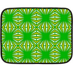 Retro Green Pattern Double Sided Fleece Blanket (mini)  by ImpressiveMoments