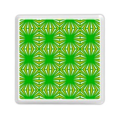 Retro Green Pattern Memory Card Reader (square)  by ImpressiveMoments