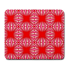 Retro Red Pattern Large Mousepads by ImpressiveMoments