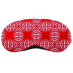 Retro Red Pattern Sleeping Masks by ImpressiveMoments