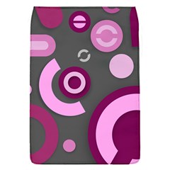 Grey Plum Abstract Pattern  Flap Covers (s) 