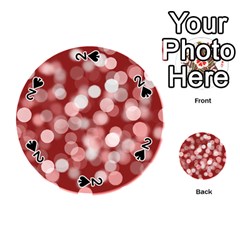 Modern Bokeh 11 Playing Cards 54 (round) 