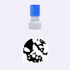 Modern Bokeh 15 Rubber Round Stamps (small)