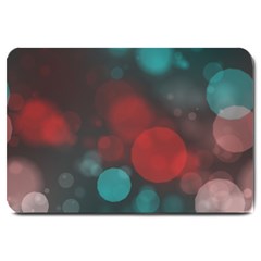 Modern Bokeh 15b Large Doormat  by ImpressiveMoments