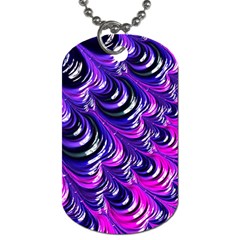 Special Fractal 31pink,purple Dog Tag (one Side) by ImpressiveMoments