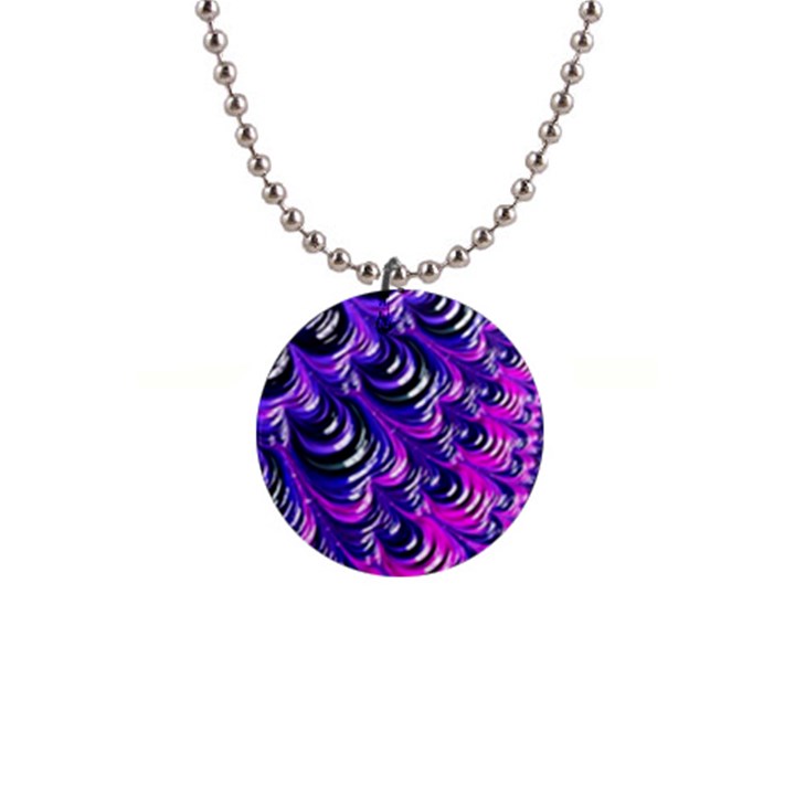 Special Fractal 31pink,purple Button Necklaces