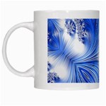 Special Fractal 17 Blue White Mugs Left