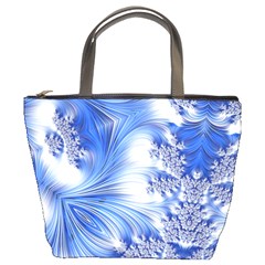 Special Fractal 17 Blue Bucket Bags by ImpressiveMoments