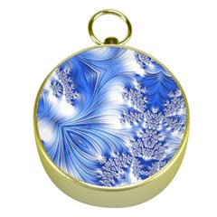 Special Fractal 17 Blue Gold Compasses by ImpressiveMoments