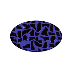 Purple Holes Sticker Oval (100 Pack) by LalyLauraFLM