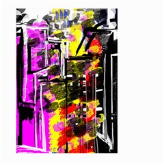Abstract City View Large Garden Flag (two Sides) by digitaldivadesigns