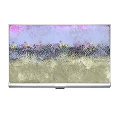 Abstract Garden In Pastel Colors Business Card Holders by digitaldivadesigns