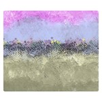 Abstract Garden in Pastel Colors Double Sided Flano Blanket (Small)  50 x40  Blanket Back