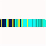 Hot Stripes Aqua Small Bar Mats 24 x4  Bar Mat