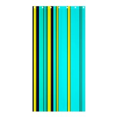 Hot Stripes Aqua Shower Curtain 36  x 72  (Stall) 