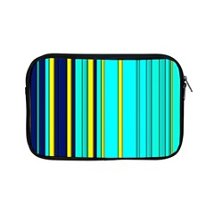 Hot Stripes Aqua Apple iPad Mini Zipper Cases