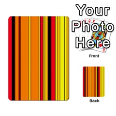 Hot Stripes Fire Multi-purpose Cards (rectangle)  by ImpressiveMoments