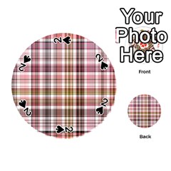 Plaid, Candy Playing Cards 54 (round)  by ImpressiveMoments