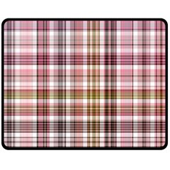 Plaid, Candy Double Sided Fleece Blanket (medium) 