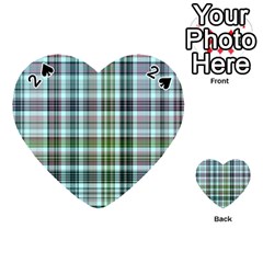 Plaid Ocean Playing Cards 54 (heart) 