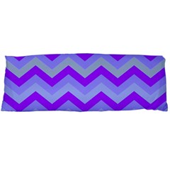 Chevron Blue Body Pillow Cases Dakimakura (two Sides) 