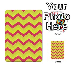 Chevron Yellow Pink Multi-purpose Cards (rectangle)  by ImpressiveMoments